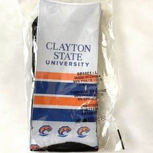 Clayton State University unisex logo athletic socks